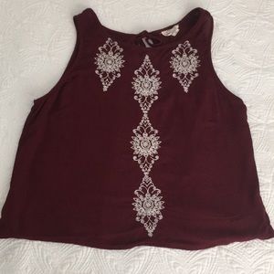 LAHearts Sleeveless Crop Top